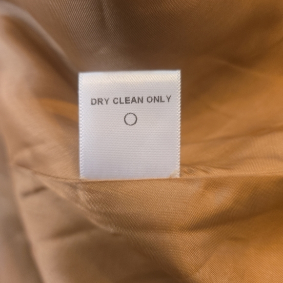 Twelfth Street Wool Cape Arm Holes Collared Mid Length Tan Brown Size Small USA - Picture 14 of 14